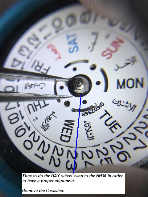 Converting a 6R15 to a DAY/DATE movement | seikoparts